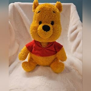Disney Winnie the Pooh Weighted Plush with Red Shirt